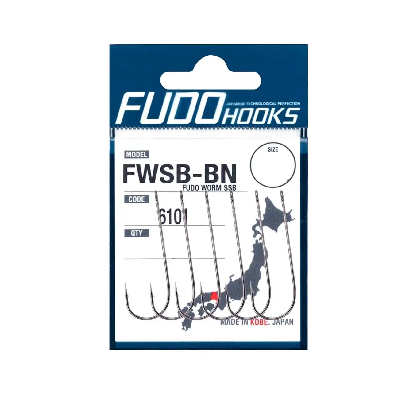 Fudo 6101 Worm SSB Black Nikel Uzun Pala Tırnaklı