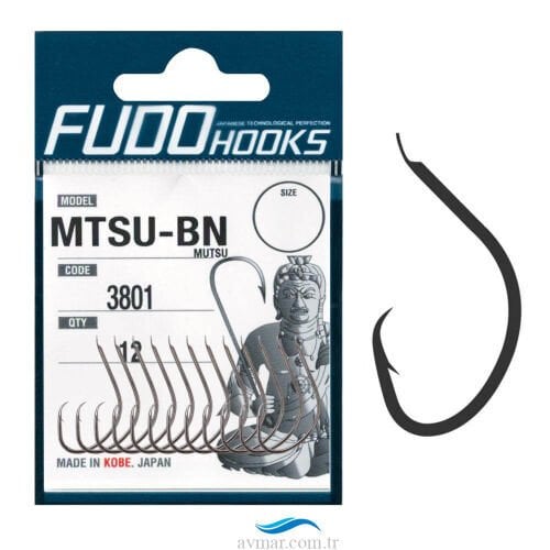 Fudo 3801 Mutsu Black Nikel Çember İğne