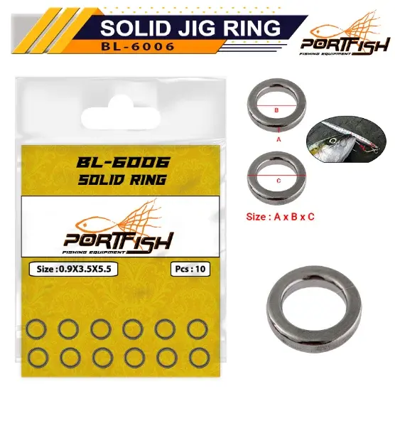 Portfish BL-6006 Solid Jig Halkası